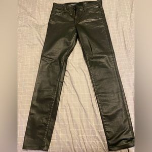 Adriano Goldschmied black coated jeans. Size 27. High rise